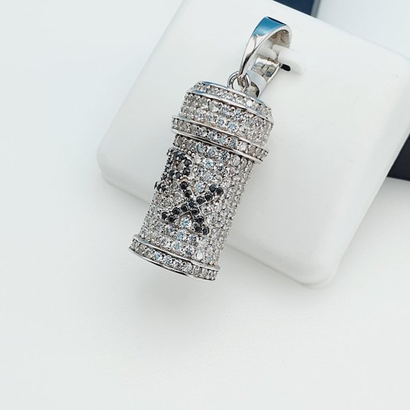 "925 Sterling Silver Cubic Zircon Pendant, UU1P7A7111 - Picture 2 of 11